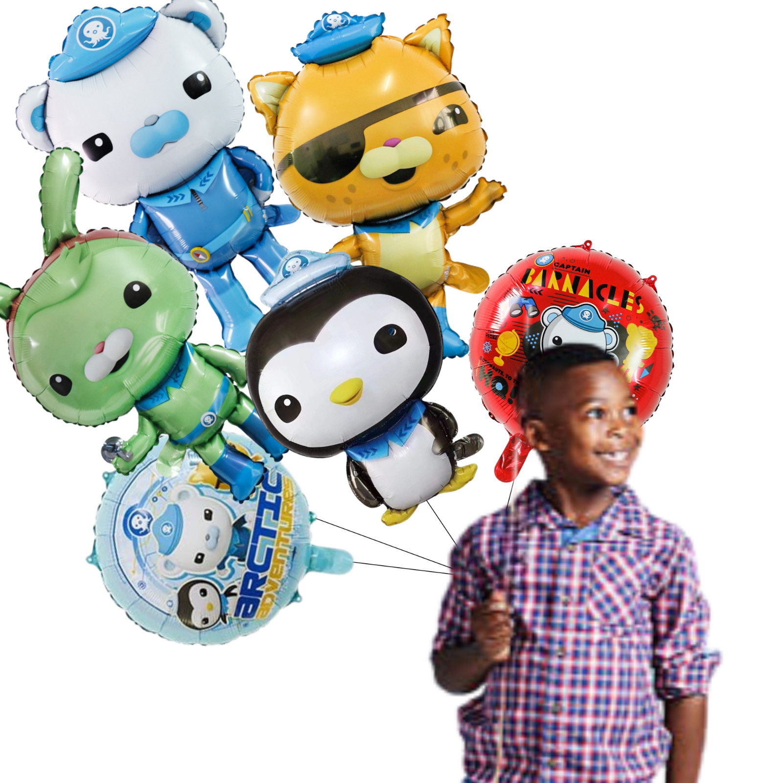 OCTONAUTS BIRTHDAY PARTY CUPCAKE TOPPER BALLOON CAKE party decoration theme idea