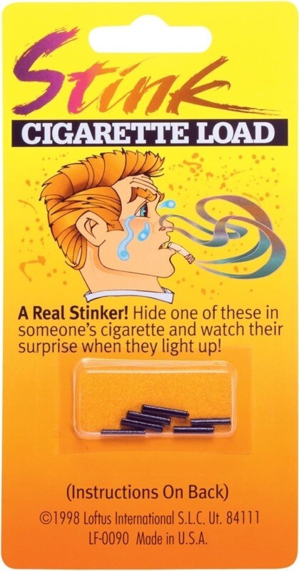 Stink Cigarette Loads – Joke Prank Gag, This is a REAL Stinker!