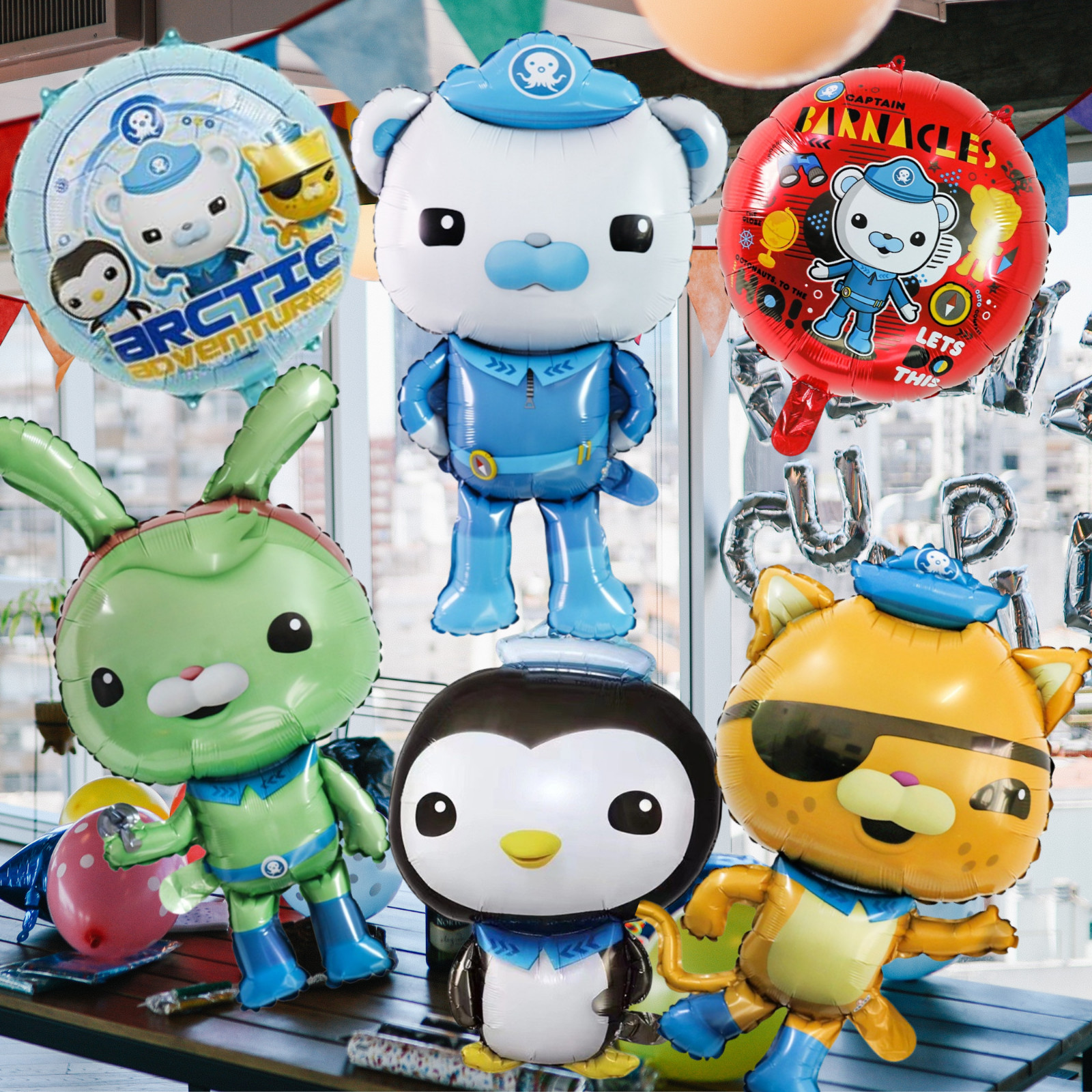 OCTONAUTS BIRTHDAY PARTY CUPCAKE TOPPER BALLOON CAKE party decoration theme idea
