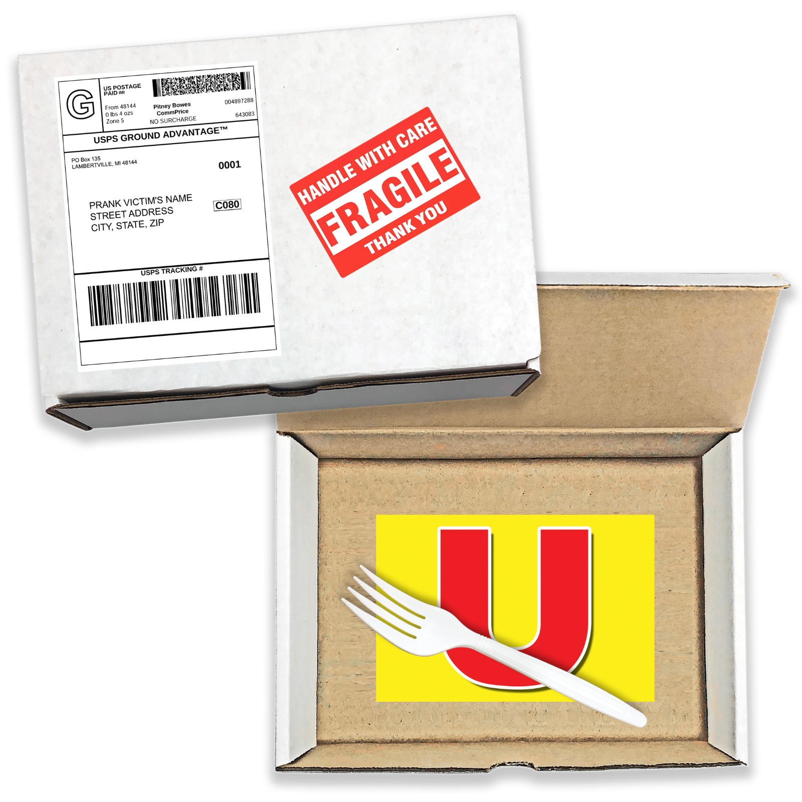 Fork U Prank Mail Sent Anonymously!