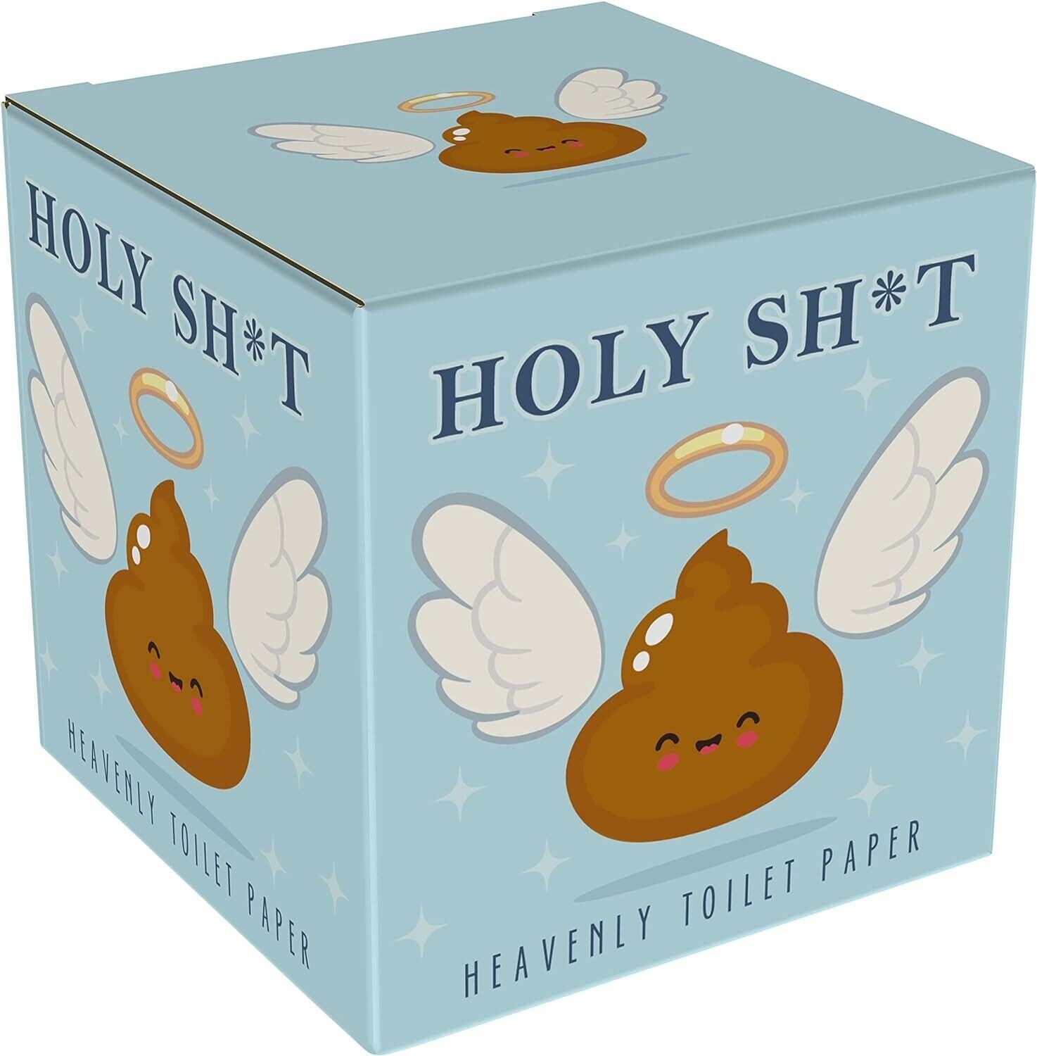 HOLY SH*T Toilet Paper Roll – Heavenly Angel Poop Funny GaG Bathroom Party Joke
