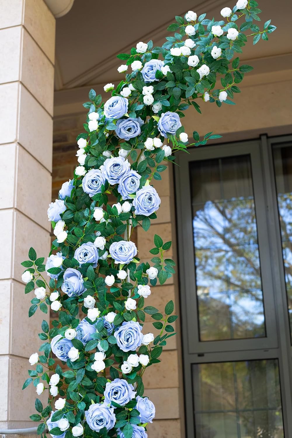 6FT Bendable Flower Garland, Artificial Rose Vine Hanging Floral Garland