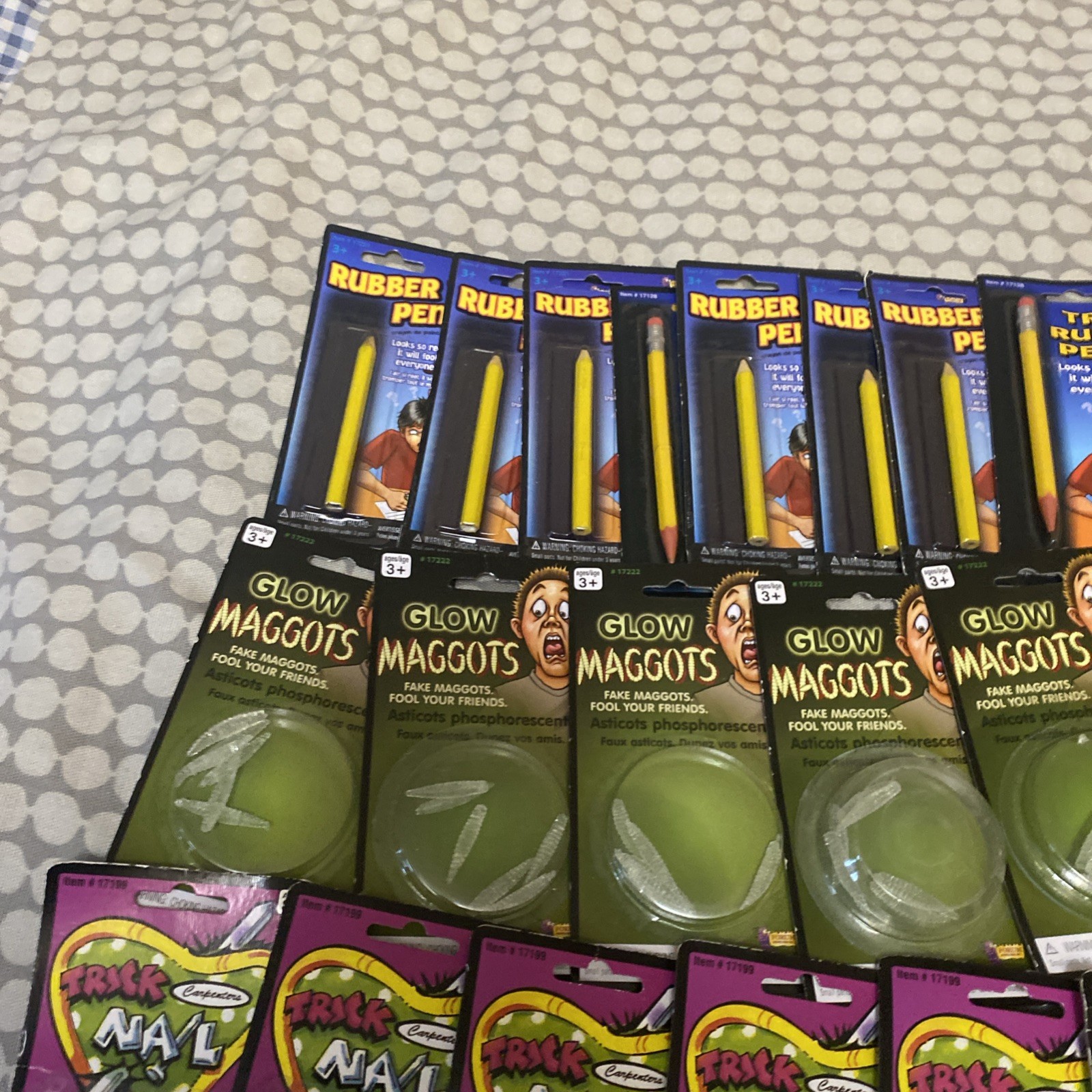 Lot Of Assorted Joke Gag Prank Toys New And Used Forum Novelties