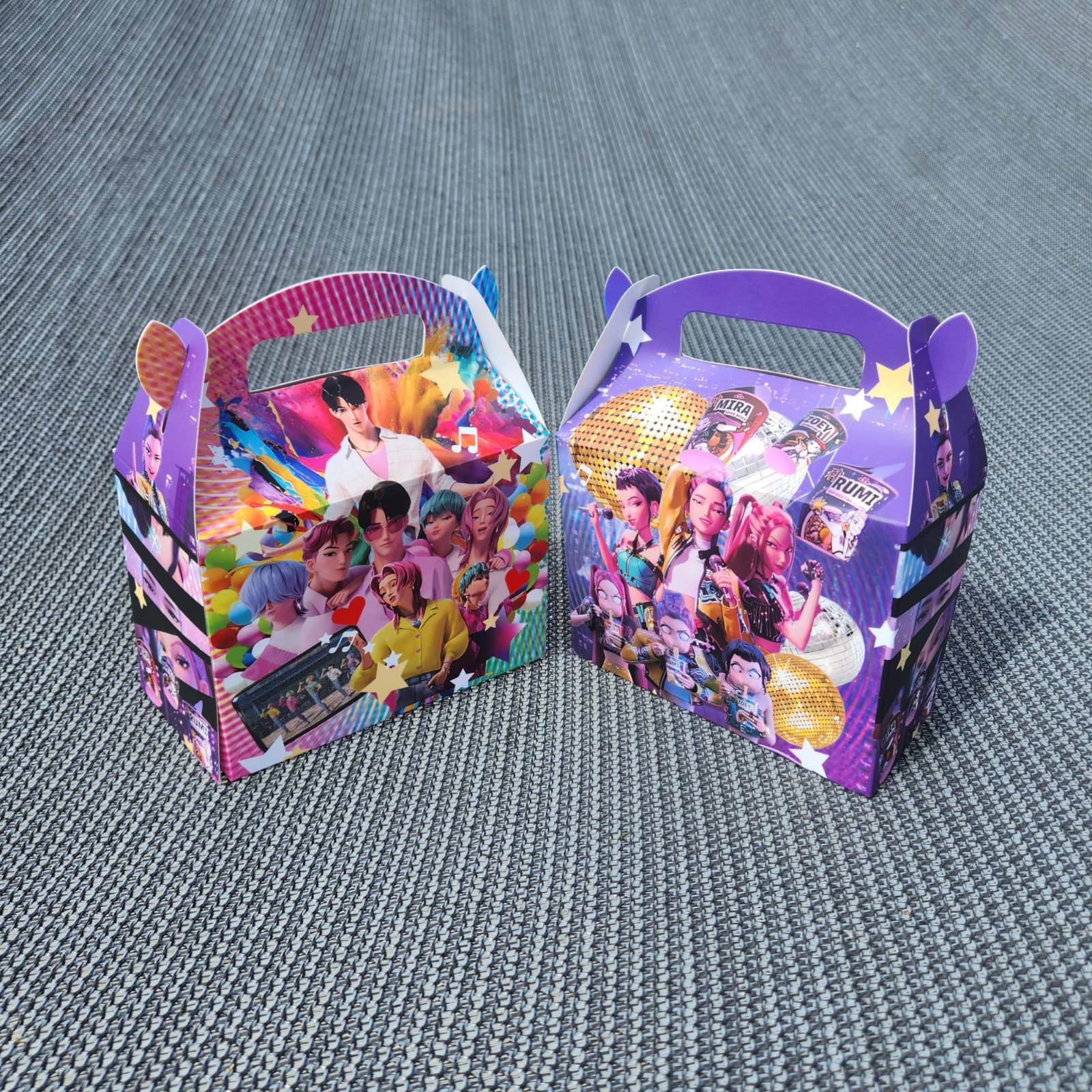 Kpop Gift Box Party Supplies birthday decoration balloon topper demon hunters