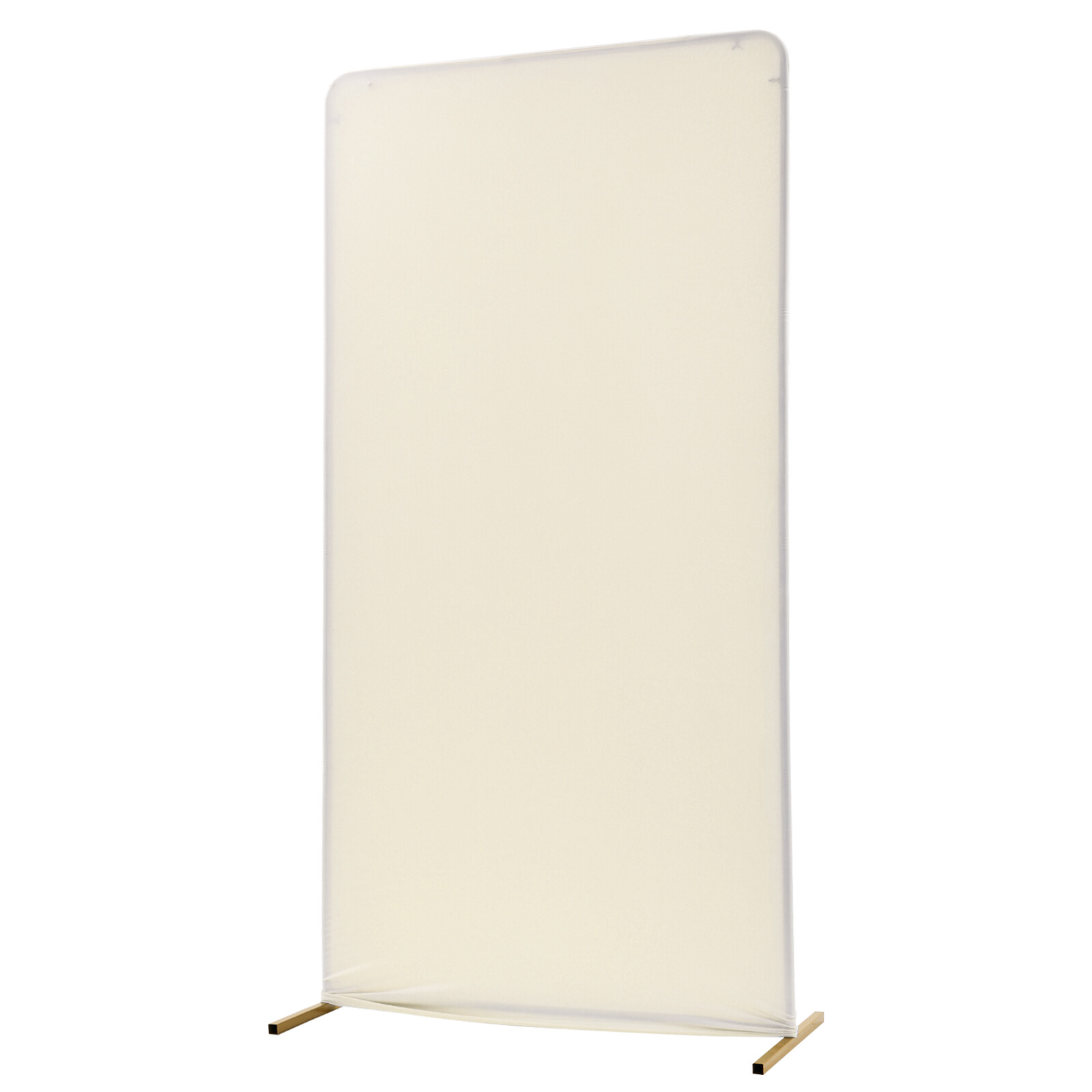 Freestanding Wedding Backdrop Stand Gold&Beige Backdrop Frame With Solid Base