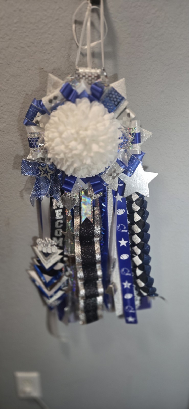 Homecoming Mum Multicolor Ribbon Garland Streamers Fabric Ribbon Party Decor