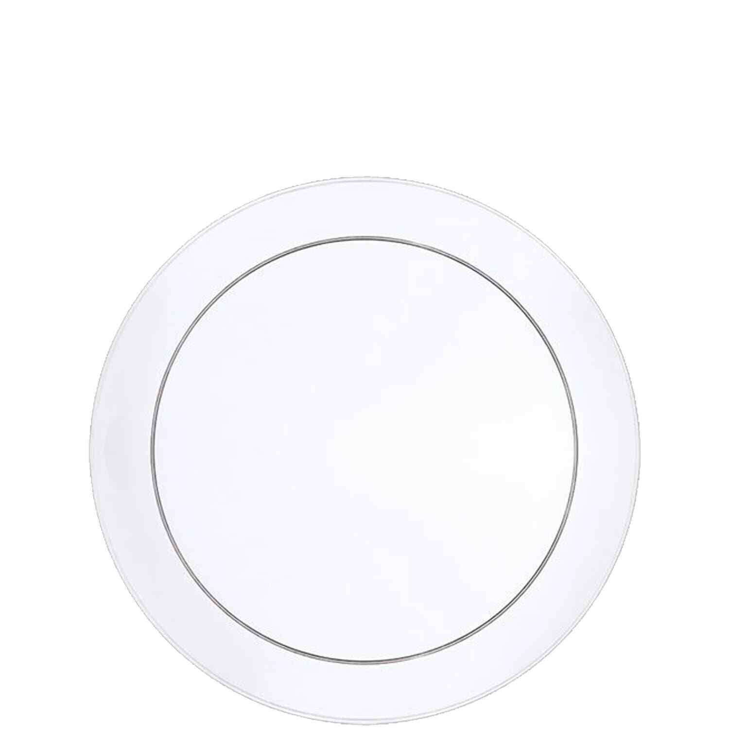 Buffet Heavyweight Plastic Plate Clear 6 Inch Clear Dinner Plates Pack of 40-400