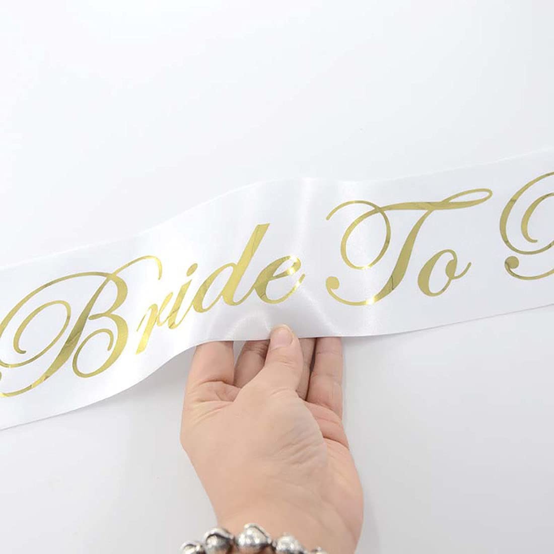 Bachelorette Party Sash Set- Bride and Groom Sash for Wedding Bridal Shower P…