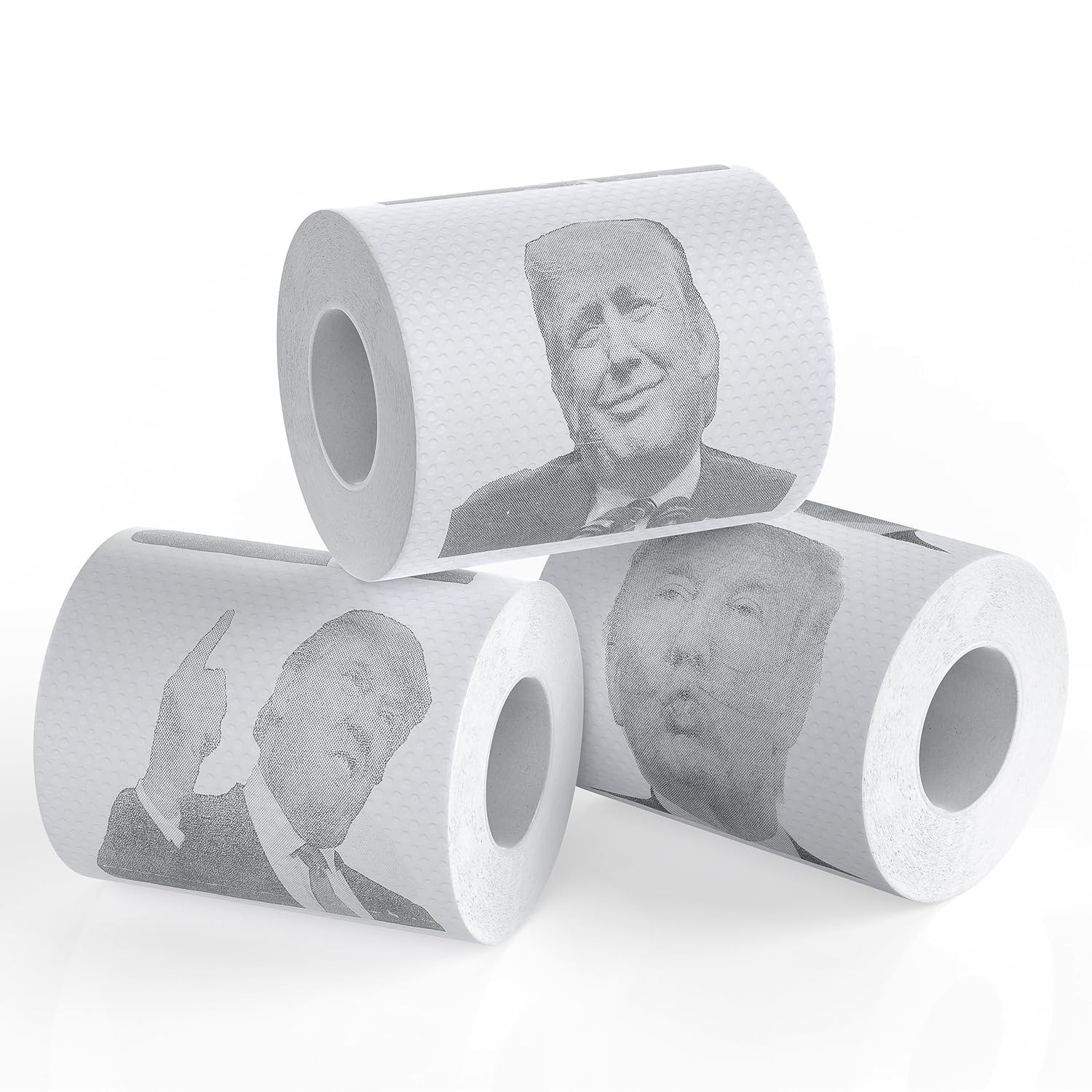 Donald Trump Novelty Political Humor Funny Toilet Paper Gag Gift, Set of 3 Ro…