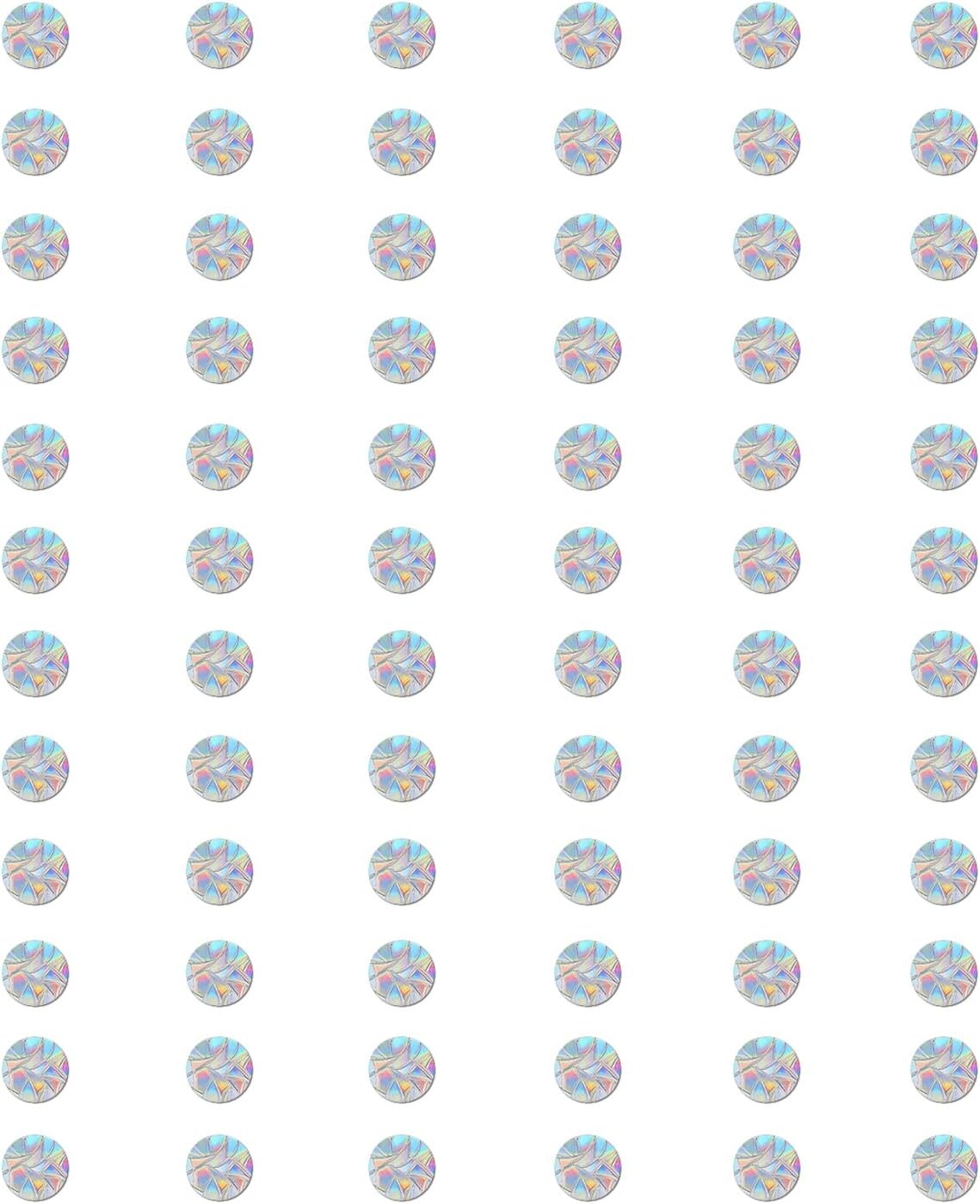 162 Pieces Dots Window Clings for Birds – Anti-Collision Rainbow