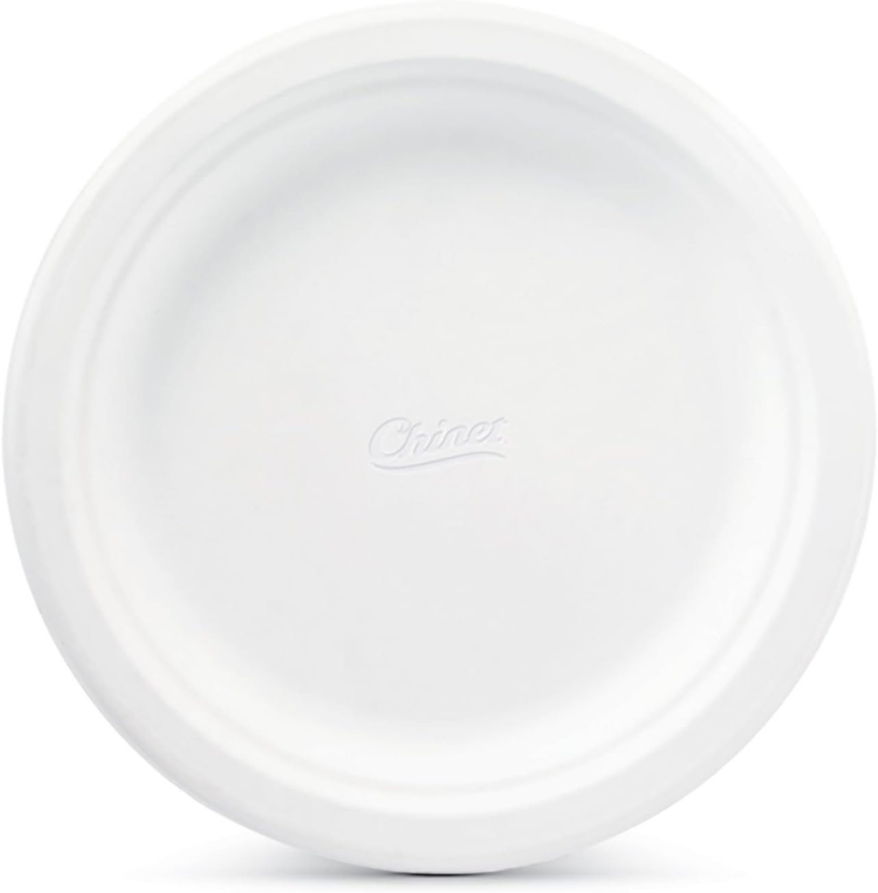 Classic White, Round All Occasion Fiber Plates, 8.75 Inch, 100 Count
