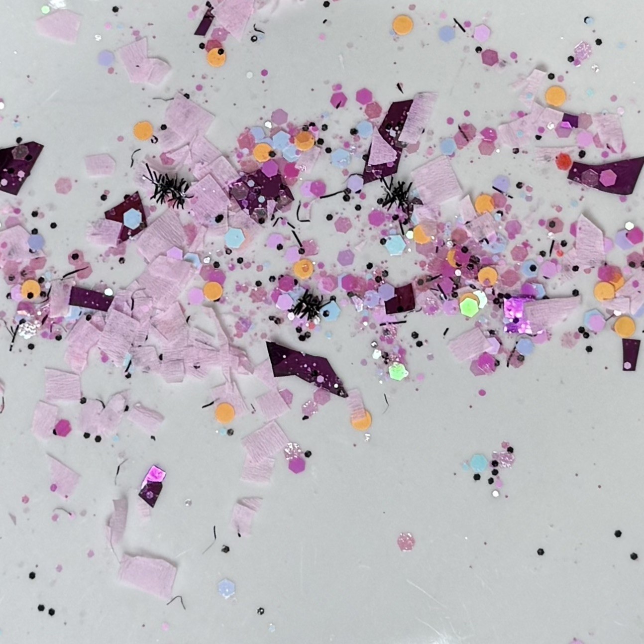 Confetti Glitter pink Pastel Orange black Sparkle luxury Paper Bling Girly shine