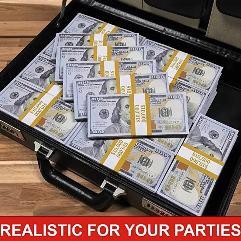 $1000 Dollar Bills Prop Motion Picture Money $100000 Total FAKE USA FAST SHIPPIN