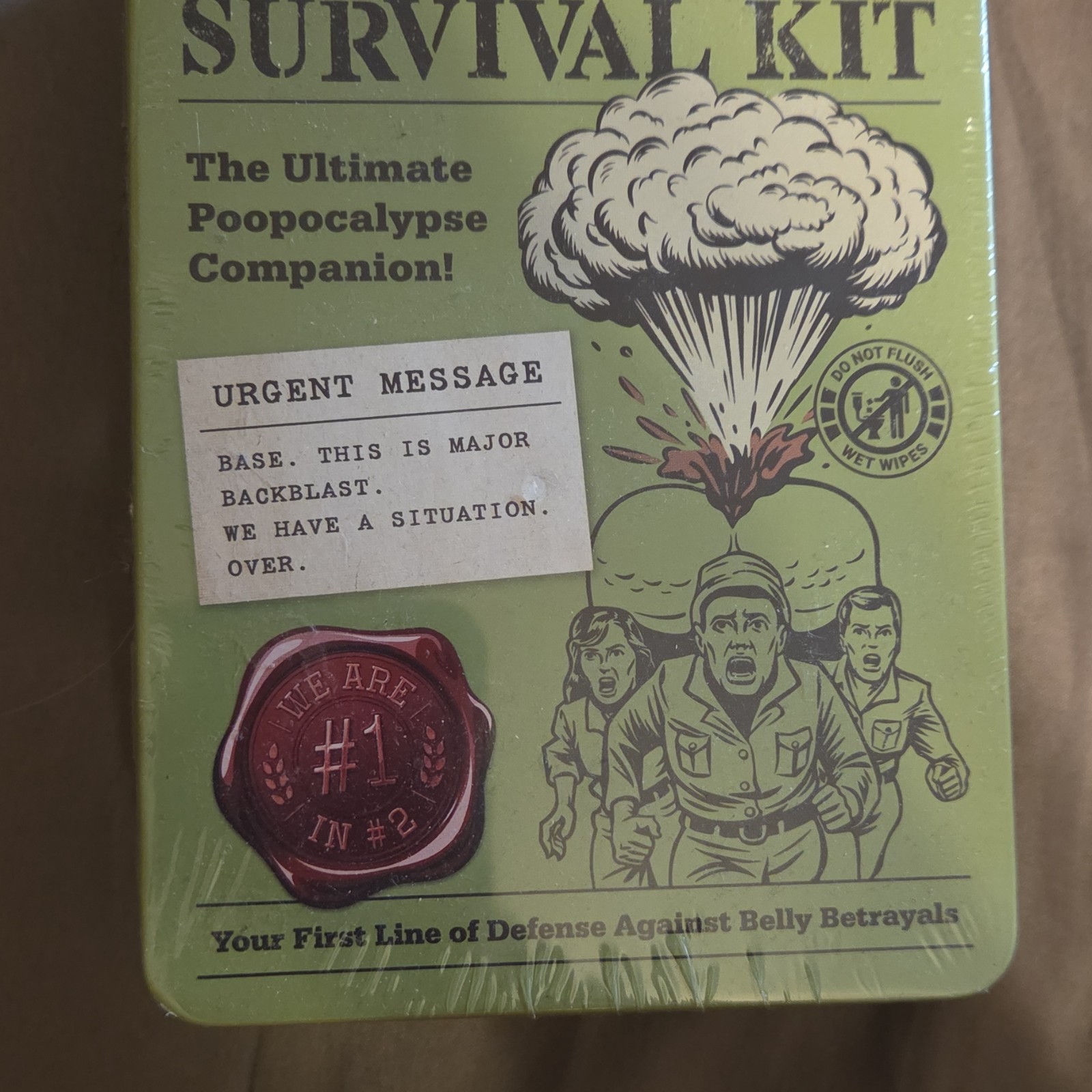 Humor Survival Kit Green Party Adult Gag Gift Novelty Over 18