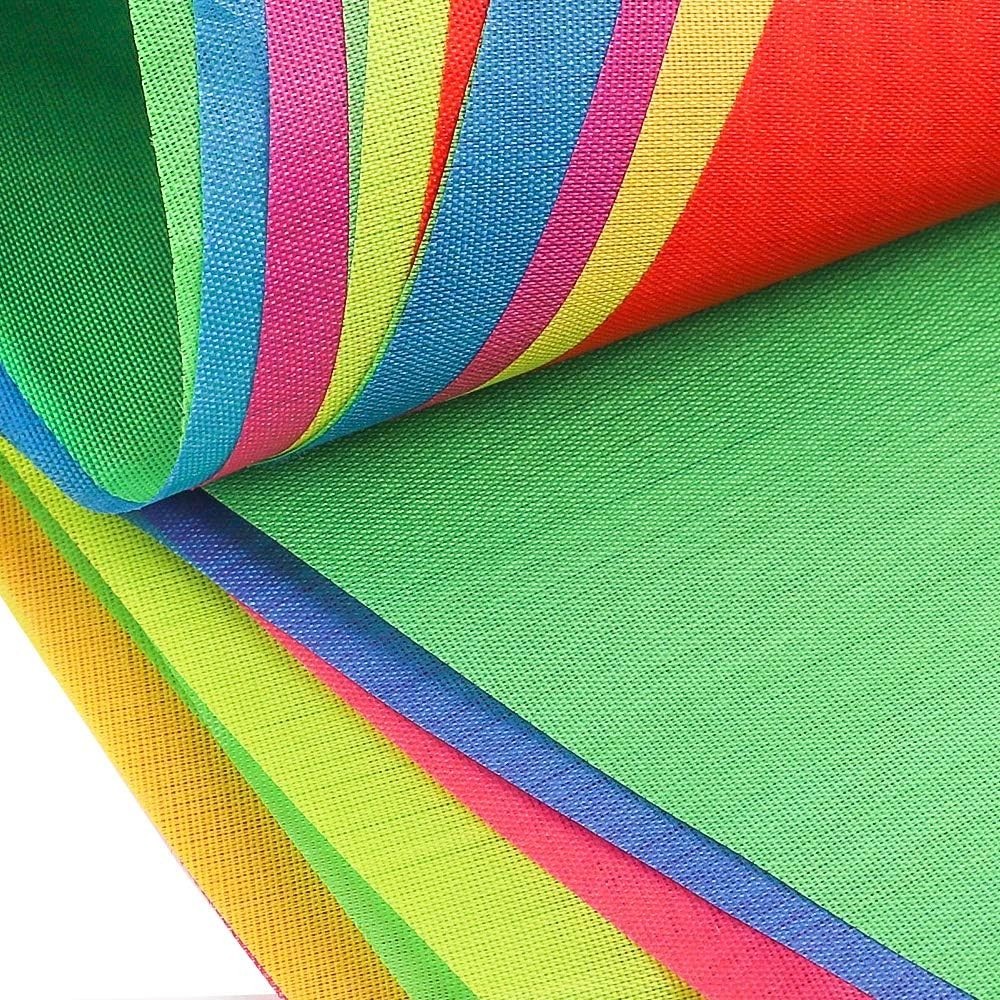 RUBFAC 1020Ft 720Pcs Colorful Pennant Banner Flags Multicolor Bunting String Tri
