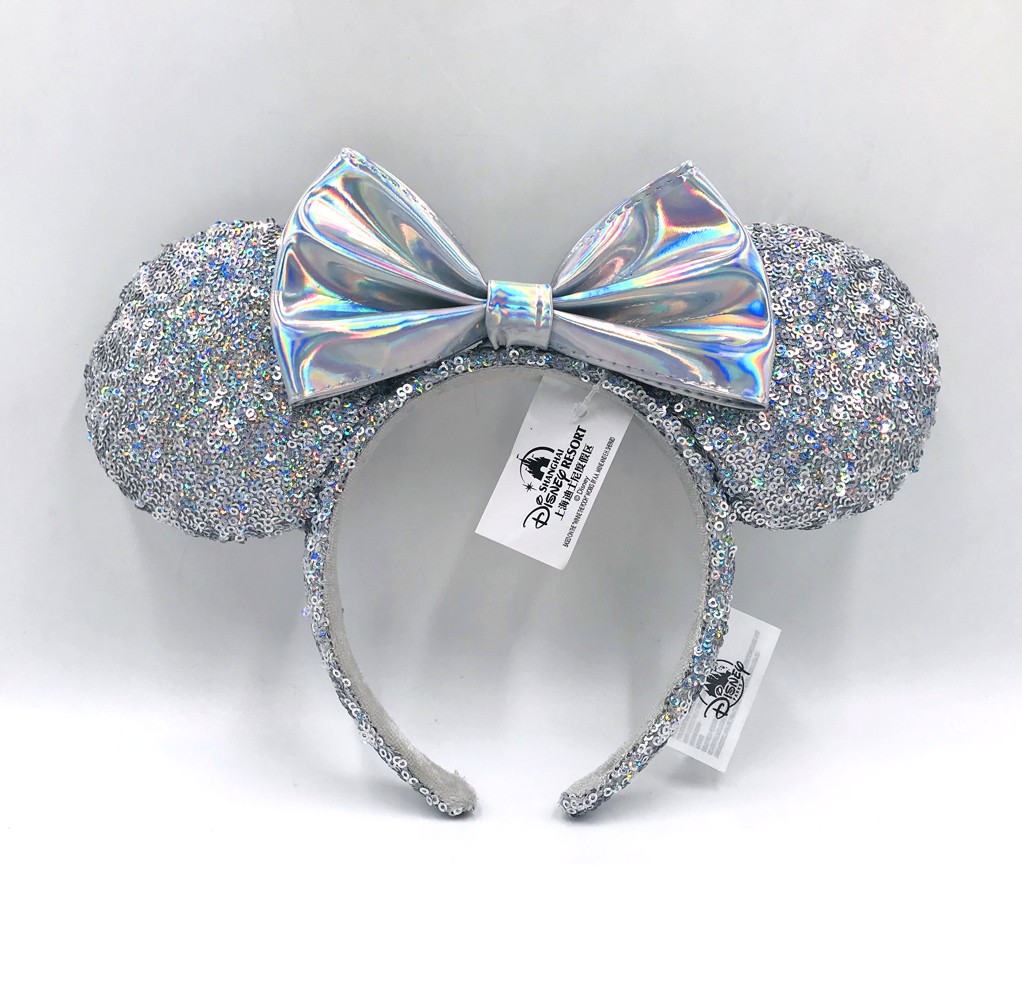 Magic Mirror Cinderella 2025 Minnie Ears Disney Rare Cute Silver Headband