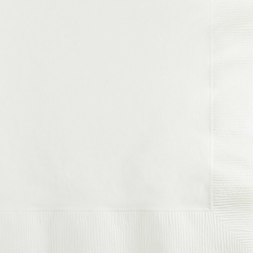 Spritz White 2-Ply 60Ct Beverage Napkins Lot Of 3 Packs (180 Napkins)