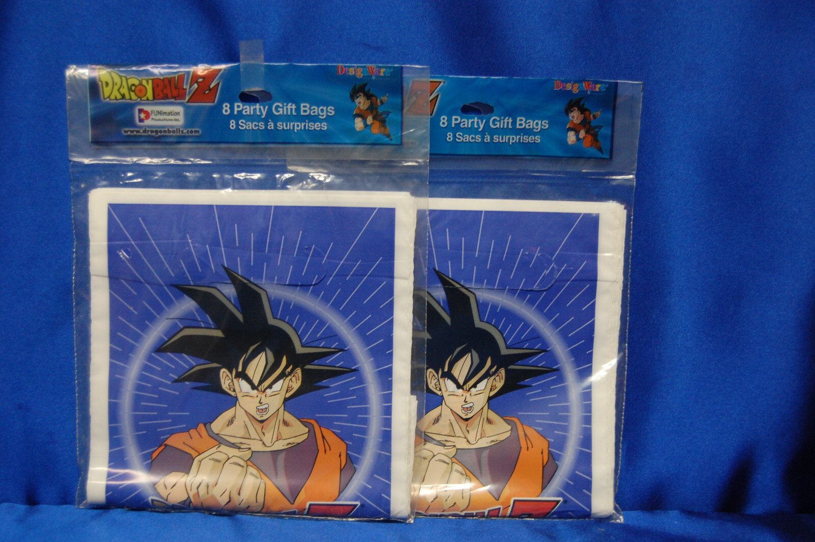 Dragon Ball Z Party Loot Bags DBZ Loot Bags 2 – 8 CT Sets NEXT DAY SHIP