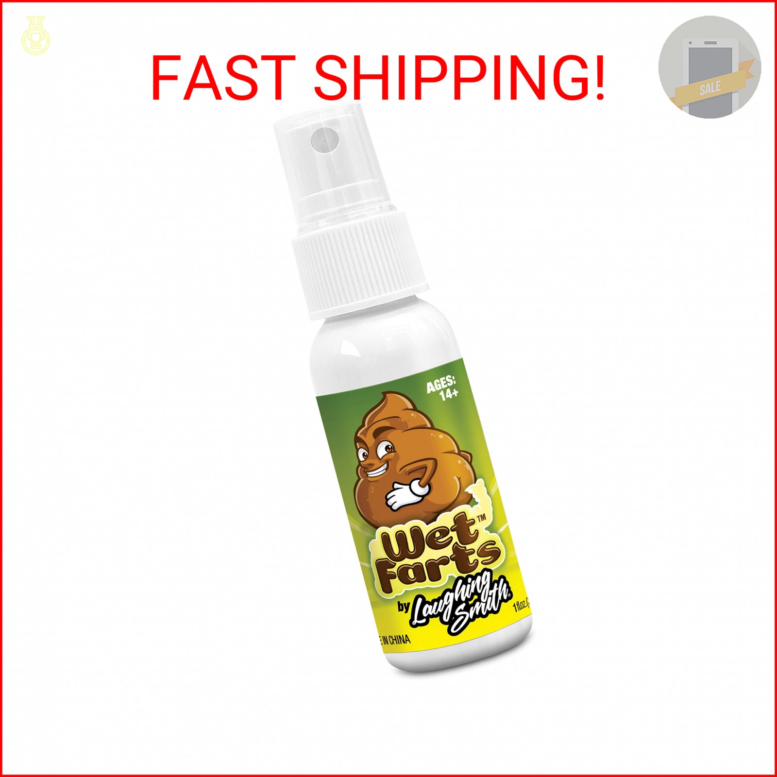 Laughing Smith – Wet Farts – Potent Stink Spray – Extra Strong Stink – Hilarious