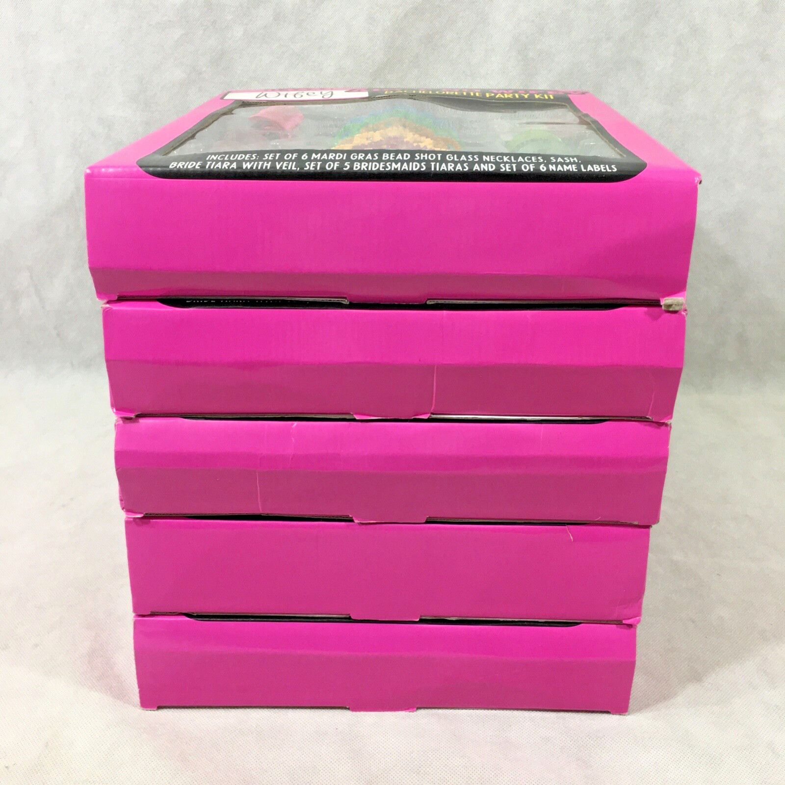 Bachelorette Party Kit Box Set Lot of 5 Ain’t No Wifey Sash Tiara Beads