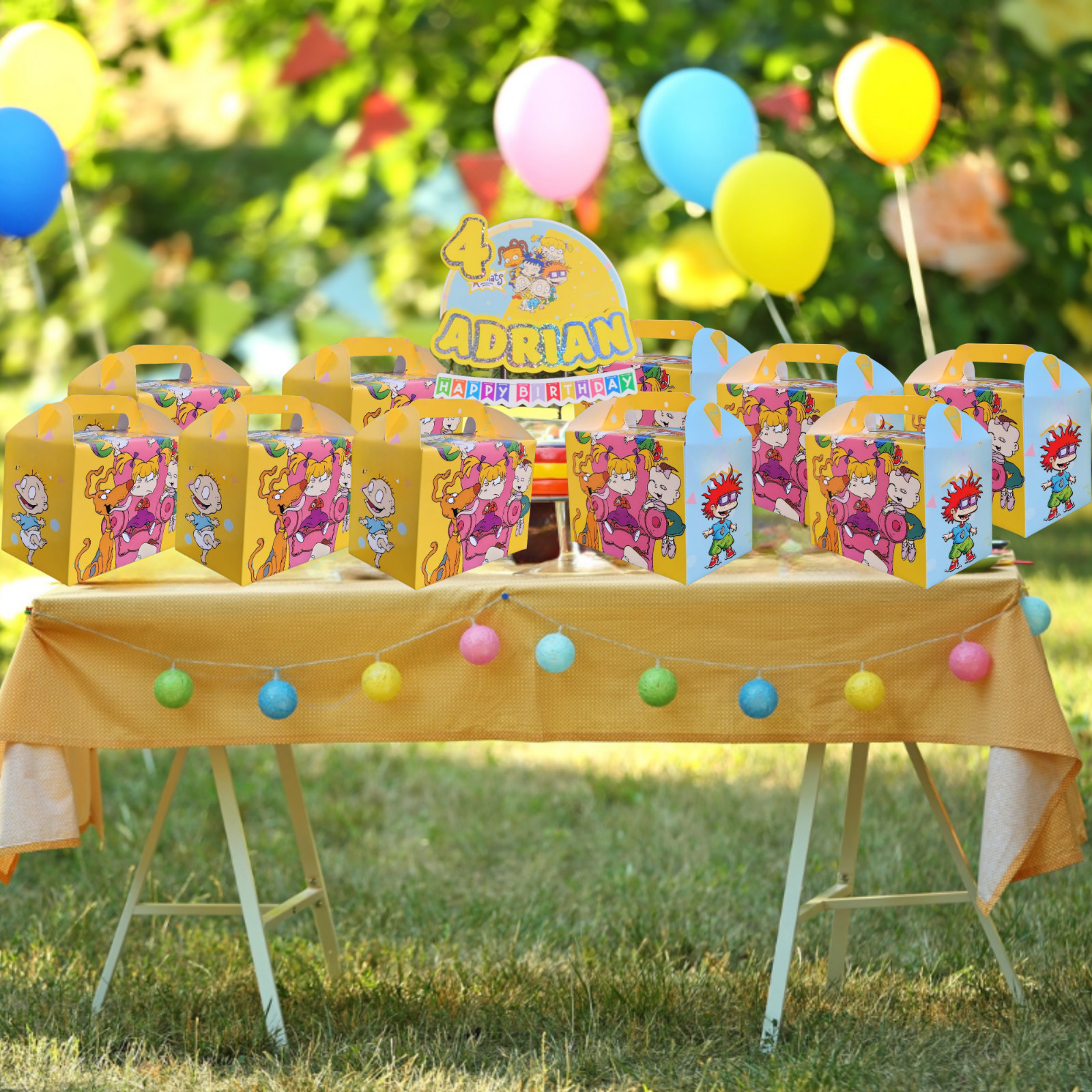 RUGRETS plate birthday party supplies rugrats centerpiece decoration event theme