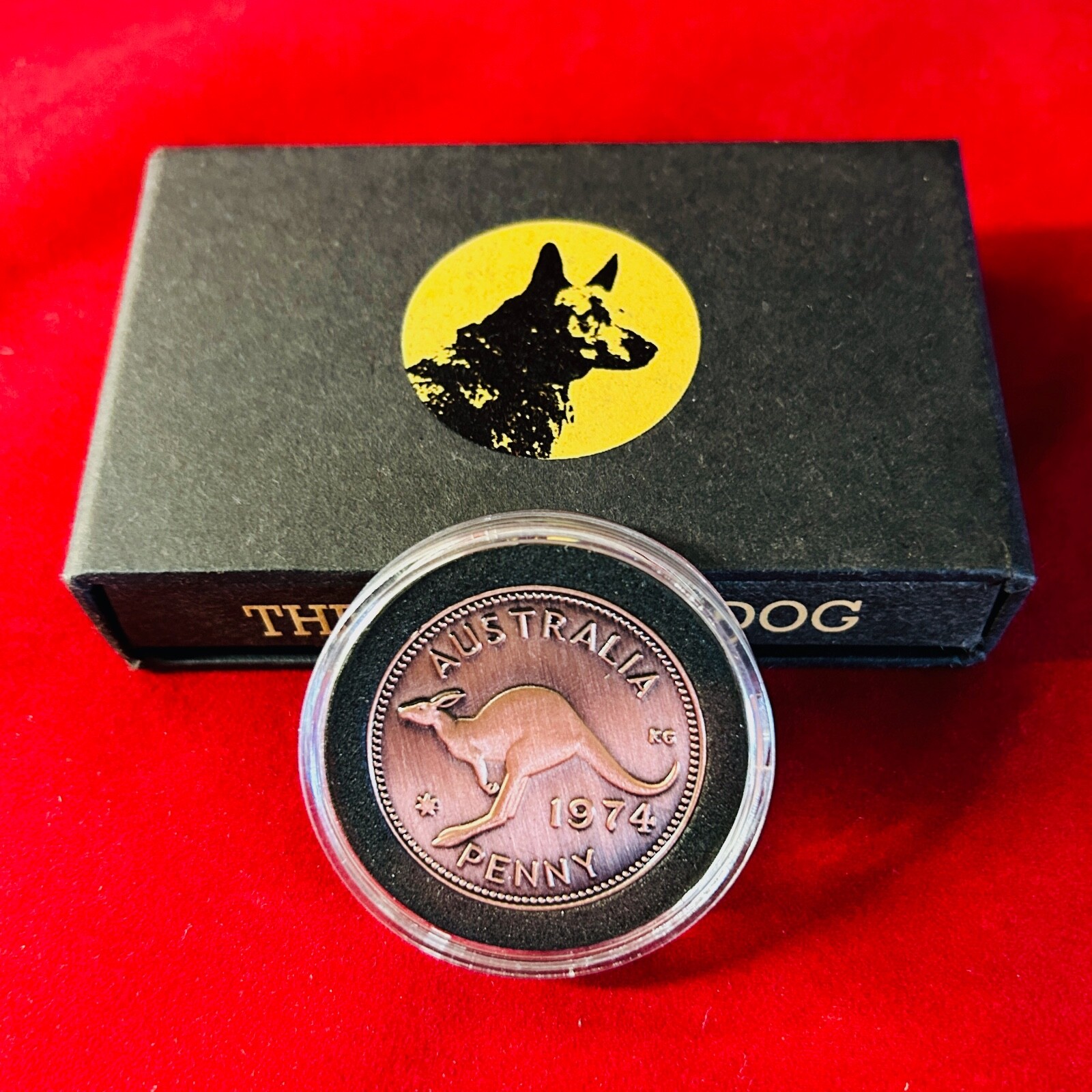 70th Birthday Gift Present 1954 Australian Replica Penny in a Capsule
