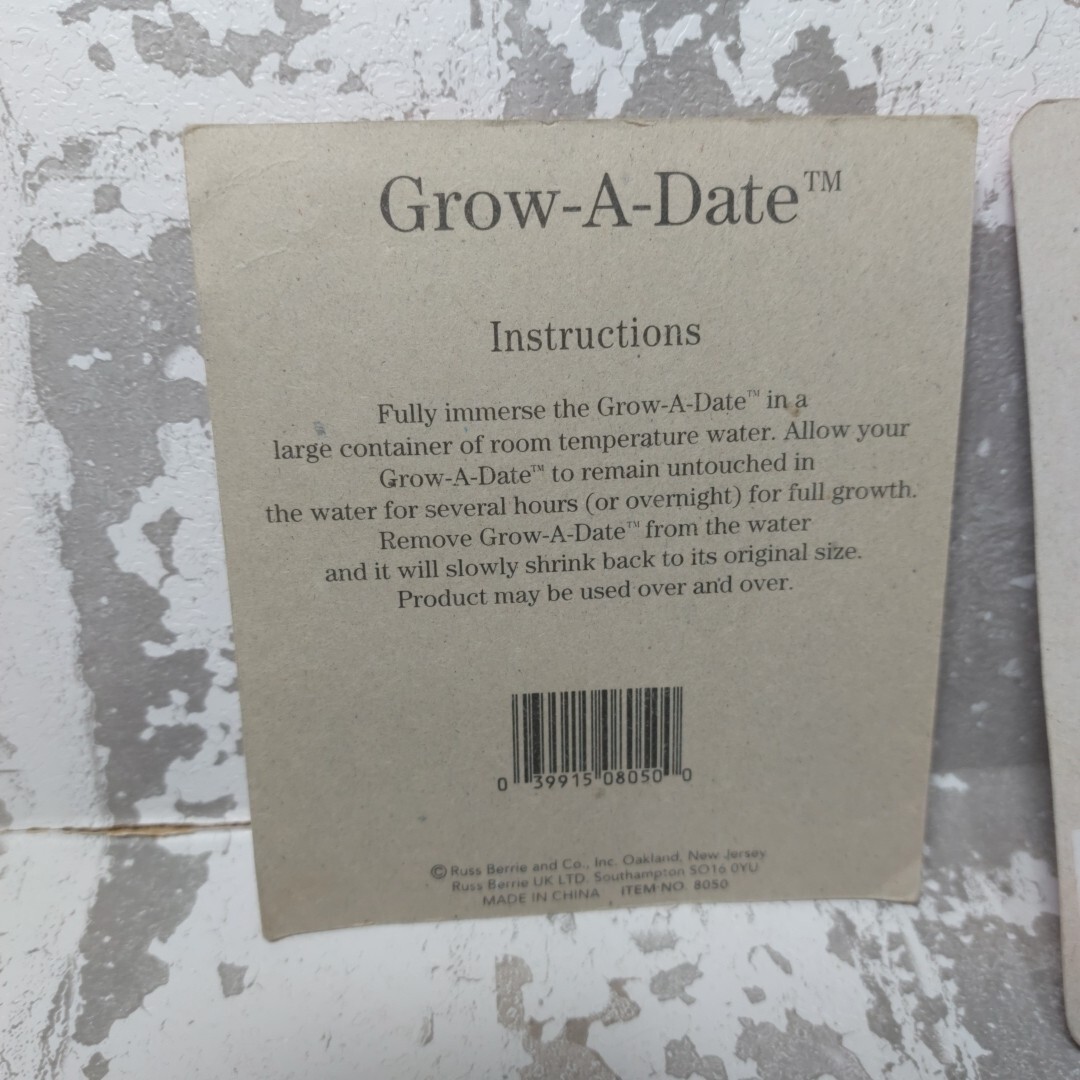 GANZ Grow A Boyfriend/Grow A Date in Water Vintage New Kids/Girls Toy Sealed
