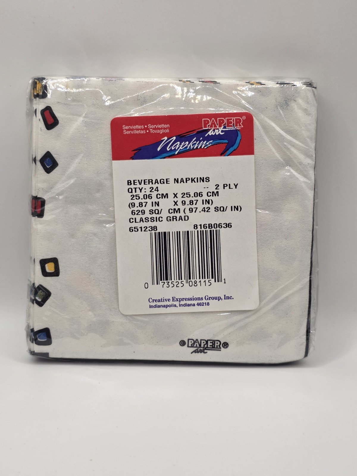 Retro 90s Y2K Congrats Grad Napkins 24ct Vintage Party Supplies Sealed Graduatio