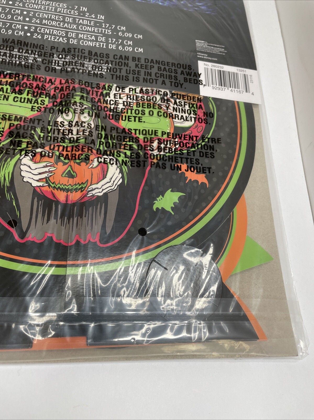 Disney Halloween Villains Haunted House Carnival Party Table Decorating Kit