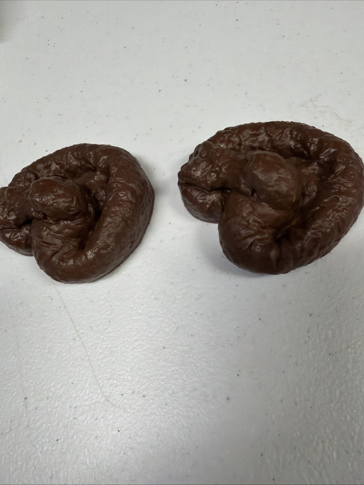 Fake Dog Poop Doggie Poo Realistic Doggy Doo Doo Dirt Joke Gag Crap Pile 2pk