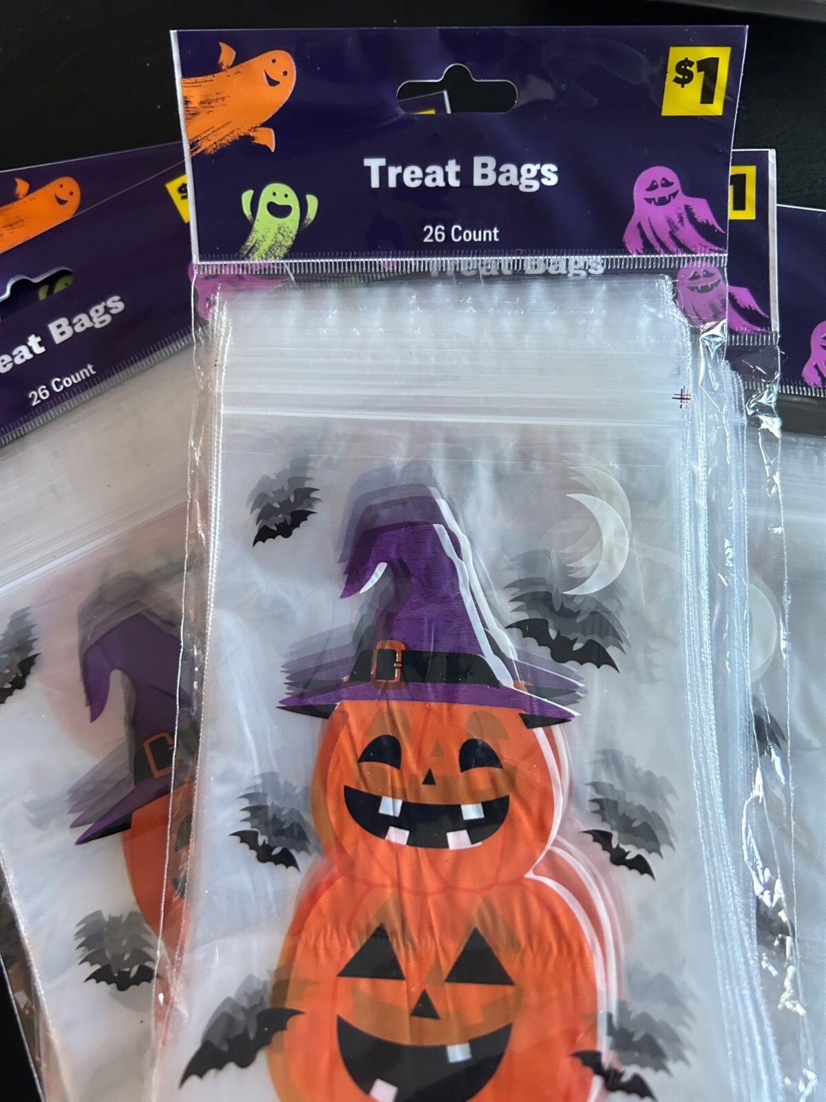 Halloween Themed Treat Bags Assorted Designs 26 Count Lot X 10 2 Styles