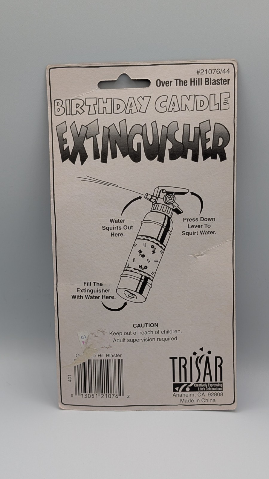 1994 TriStar Over the Hill Candle Extinguisher Shooting Range Birthday Gag Gift