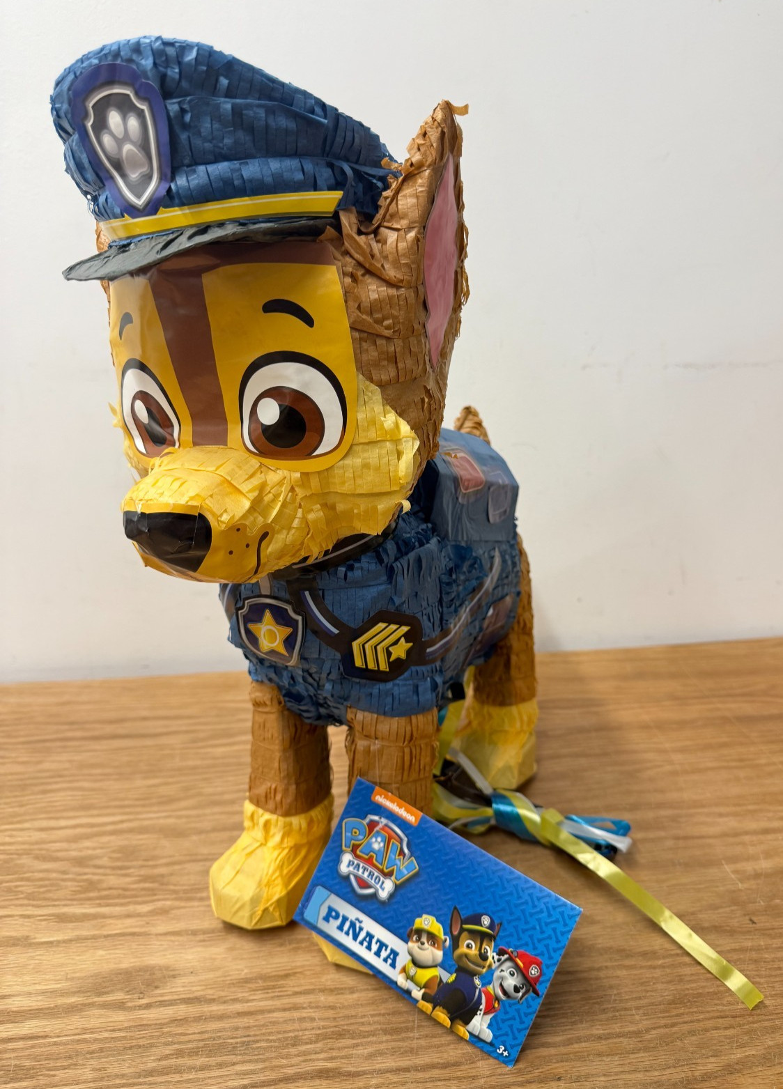 NEW Nickelodeon Kids Paw Patrol Birthday Party Piñata Chase Dog Pinata 18×14″