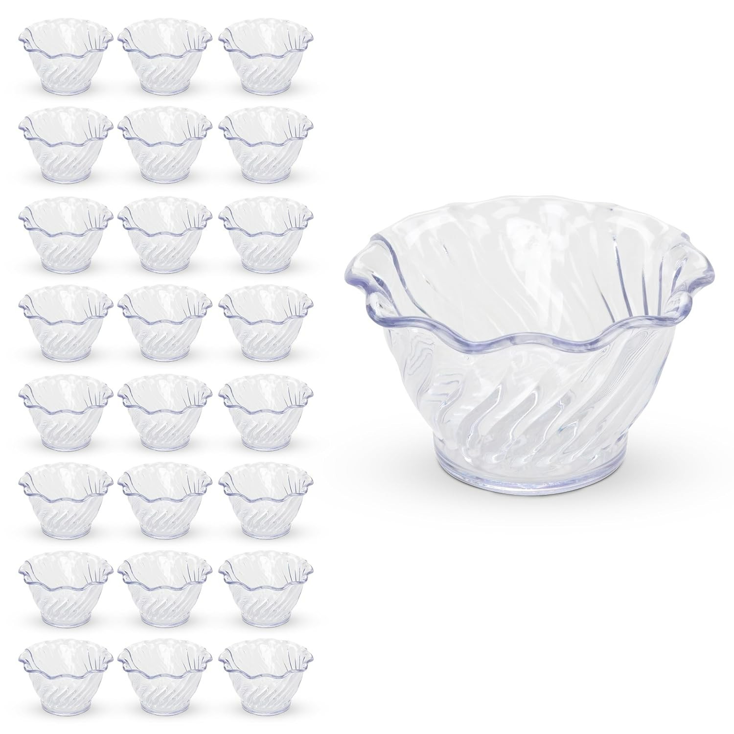 Versatile 5.4 oz Plastic Parfait Cup – Dishwasher Safe Serving Solution