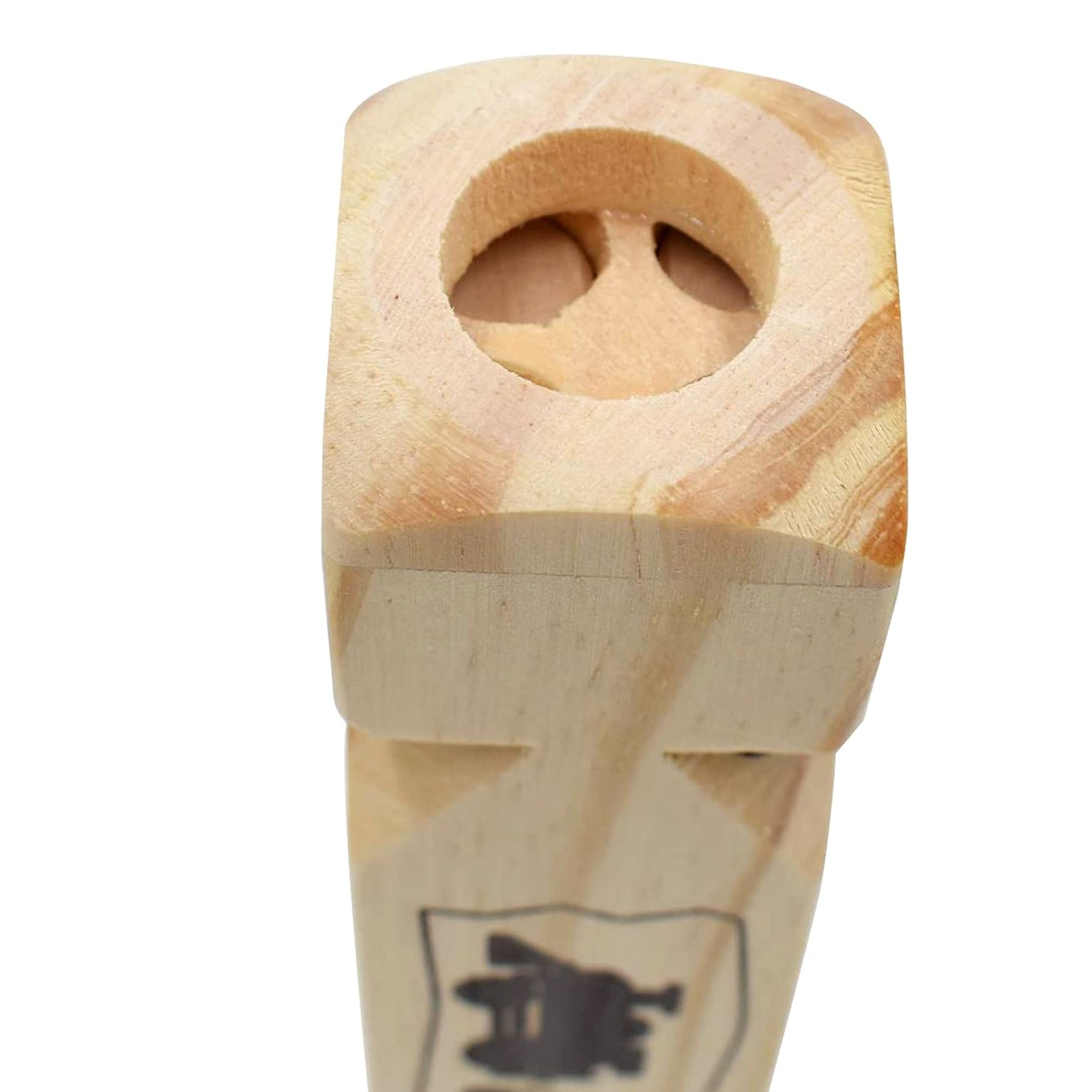 MYUBWTF Solid Wood Train Whistle 4 Tones, Noisemaker Toys and Conductor Whist…