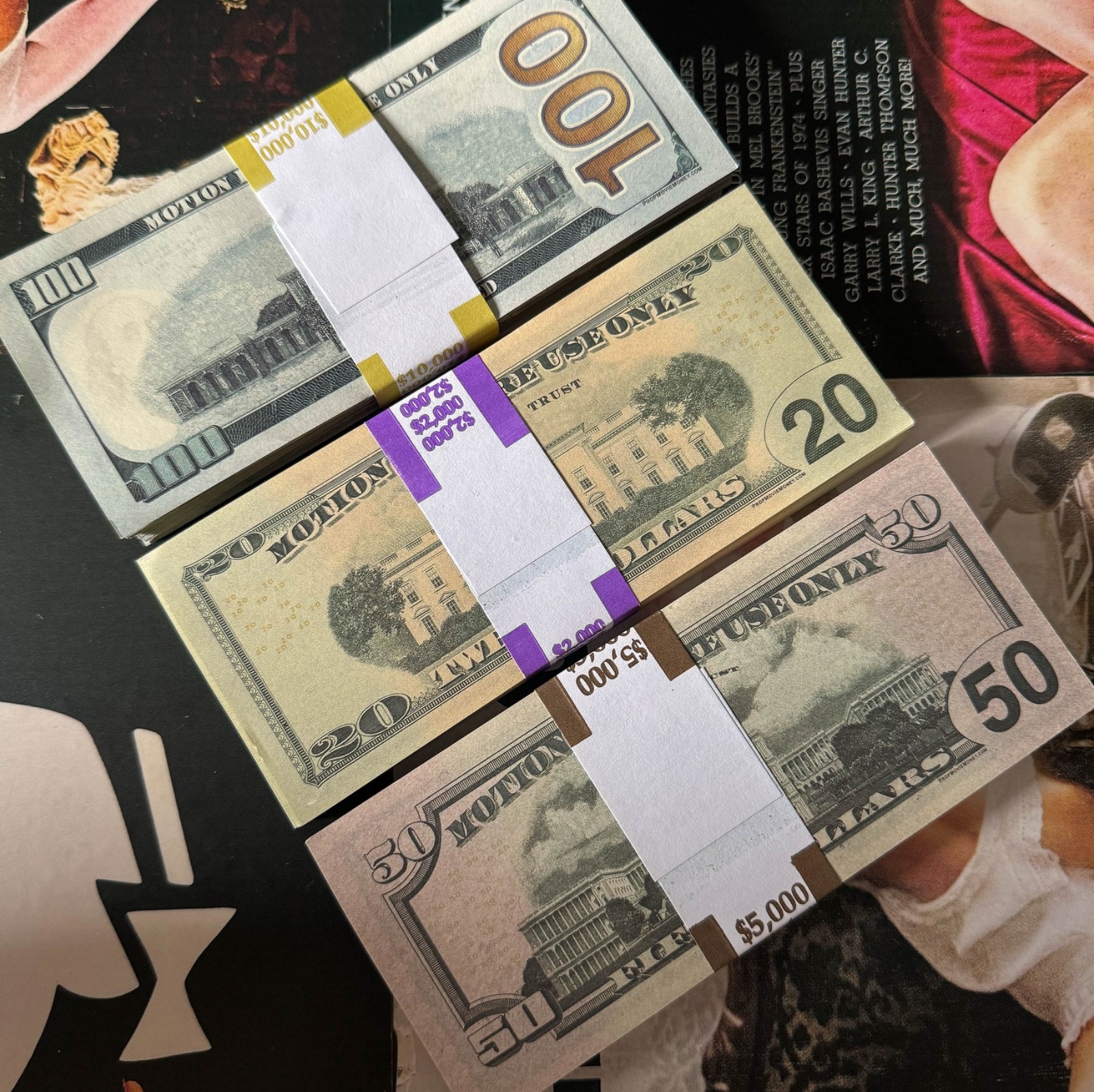 17,000 New Money Props Toy Play Fake Bills For Video, Learning Education Toys