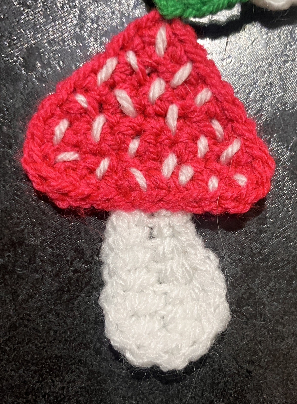 🍄 🌼 NEW! hand crochet bunting Daisy toadstool Mushrooms SUMMER gift camper