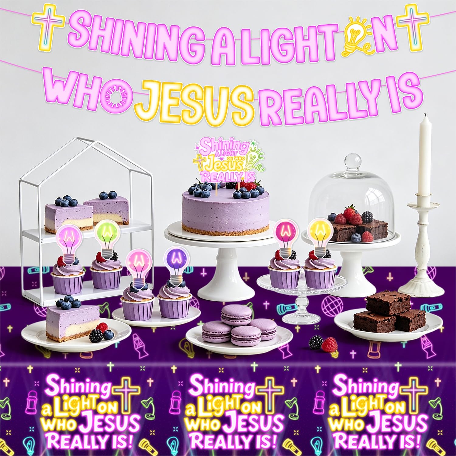 VBS 2026 Decorations Set 131Pcs Illumination Themed Party Supplies Include Ba…
