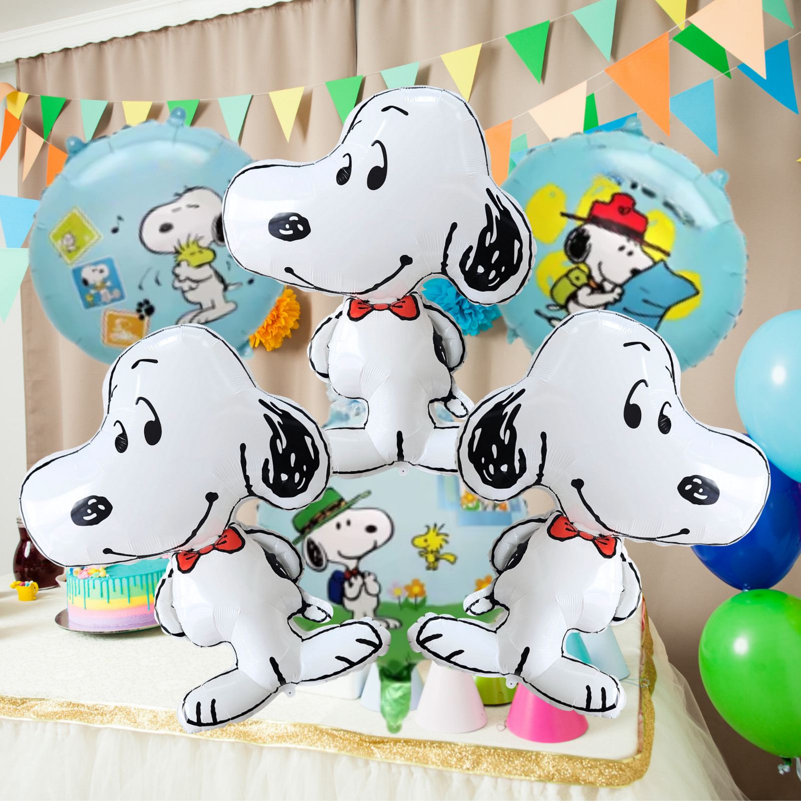 Snoopy Dog BALLOONS PARTY SUPPLIES BIRTHDAY DECORATION BALLOON TABLEWARE CUP