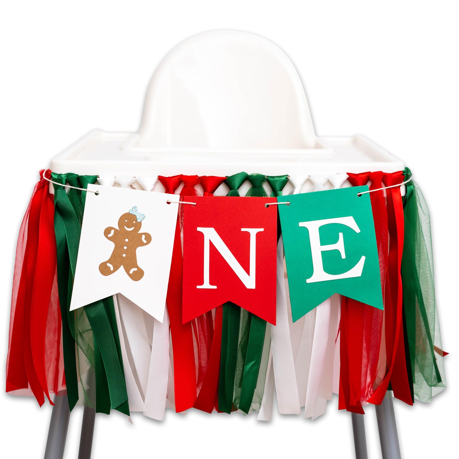 Gingerbread Christmas High Chair Banner