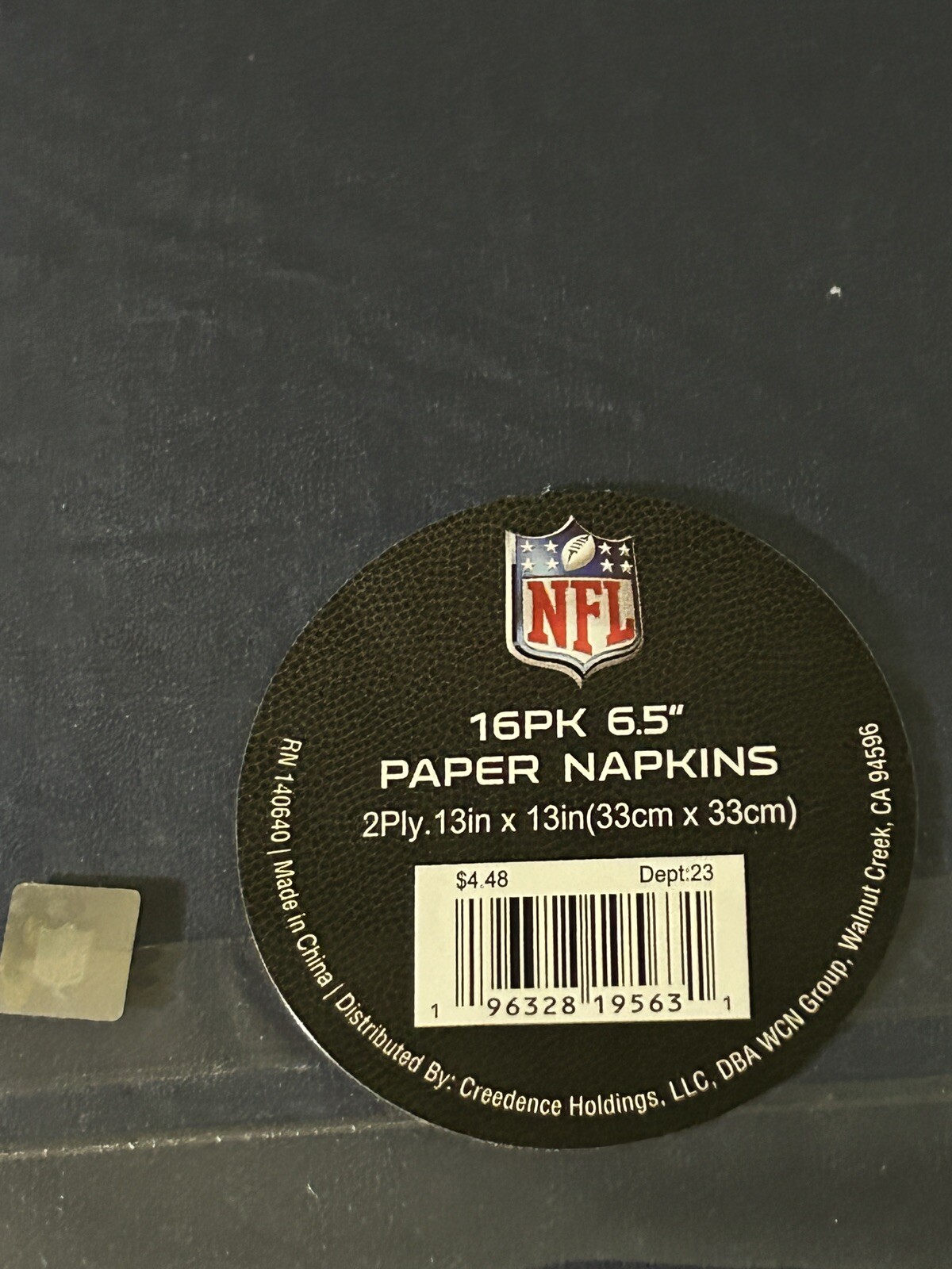 Lot 4 Pack NFL Dallas Cowboys Paper Napkins Packages 16 Napkins/Package Tailgate
