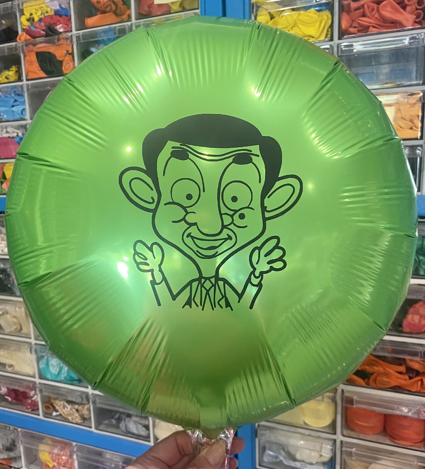 Mr Bean 18” Foil Round Helium Balloon Birthday Party Decoration Any Occasion