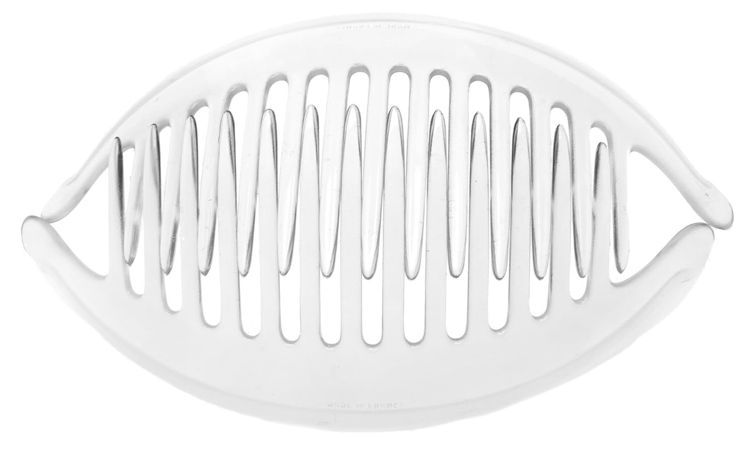 France Luxe Belle Larger Interlocking Comb, Clear, Set of 2 – One Size, Clear