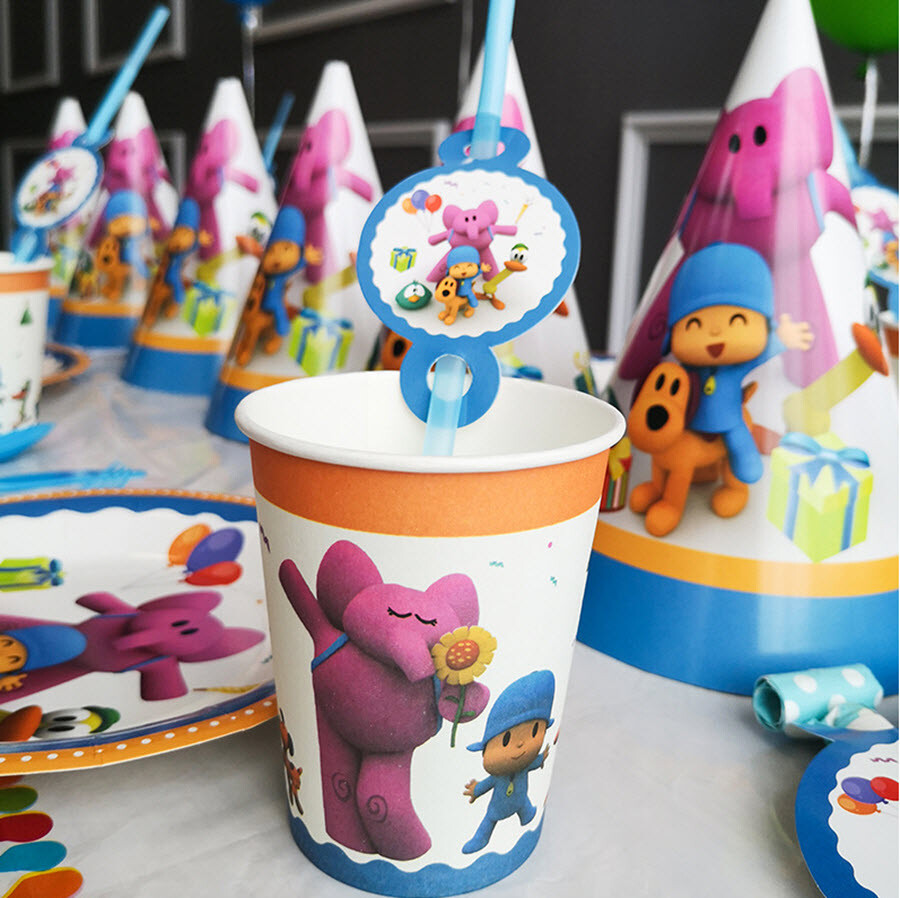 Pocoyo pato birthday party supplies favor centerpiece decoration event theme toy