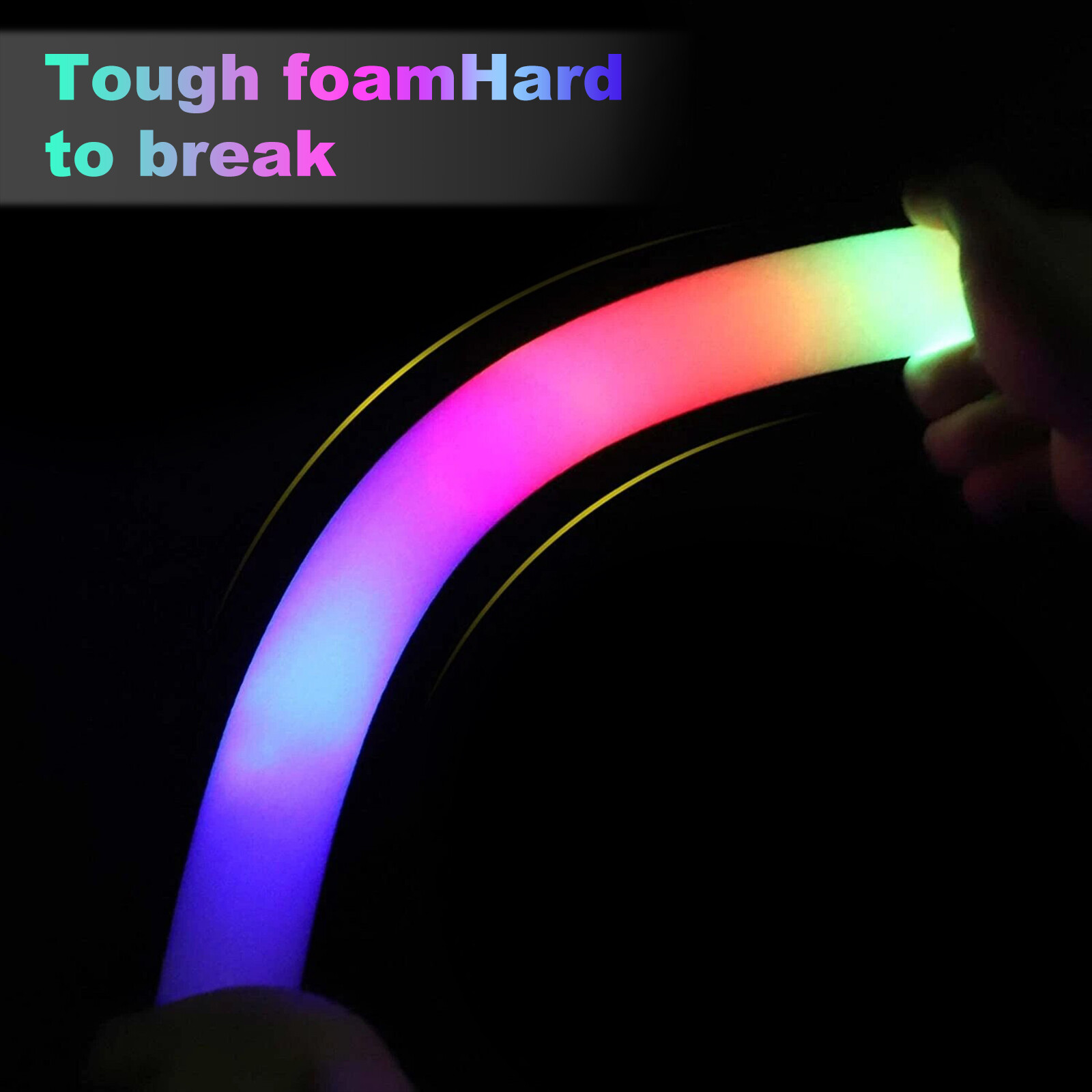 100-500 PCS Light Up Foam Sticks LED Wands Batons Party Dj Flashing Glow Sticks