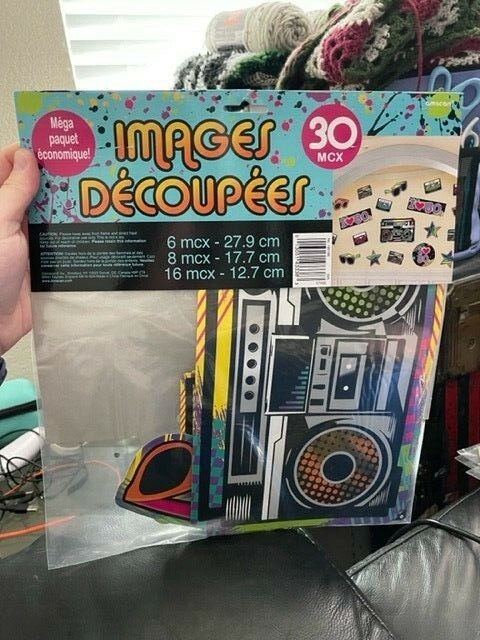80’s Mega Value Pack Party Cutout | Multicolor | 30 Pcs New!!!