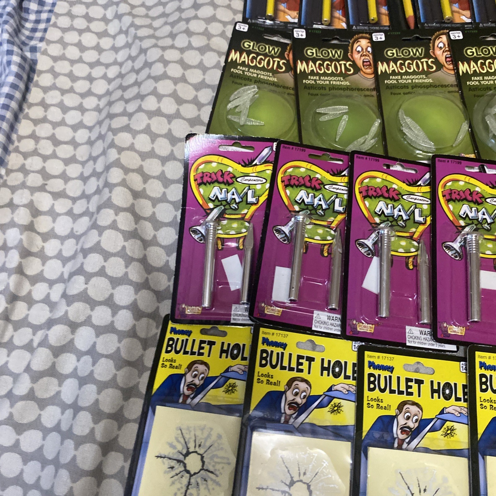 Lot Of Assorted Joke Gag Prank Toys New And Used Forum Novelties