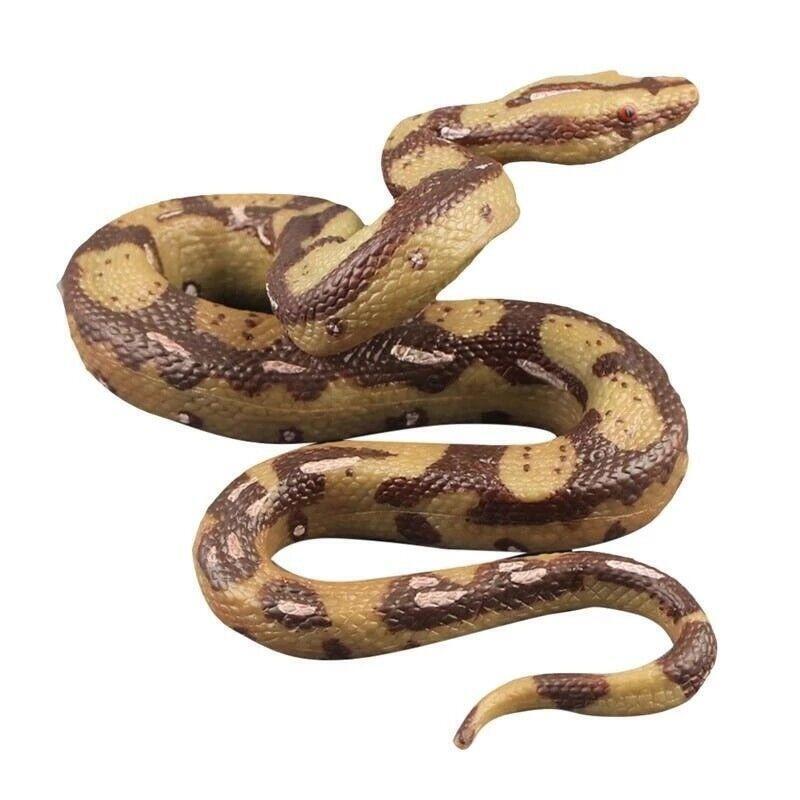 2026 Garden Realistic Big Snake Lifelike Scary Prank Toy Joke Party Prop