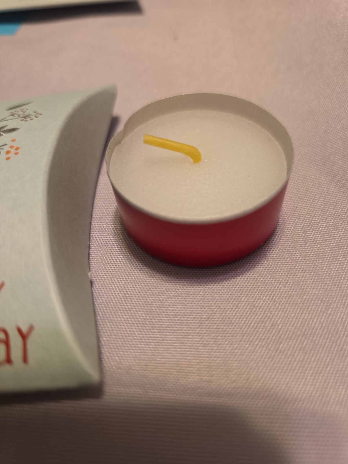Happy Birthday Floral Cake Candles-Pink& Orange-NWT-German