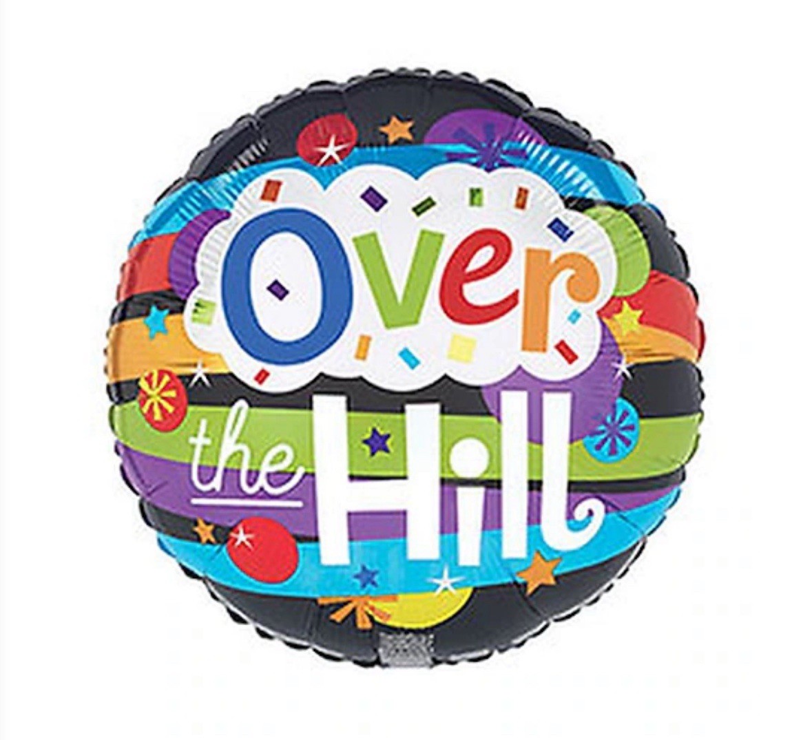 Burton + Burton Over the Hill Foil Helium 18” Mylar Balloon Birthday Party Decor